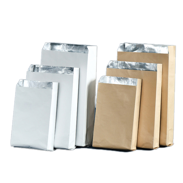 Envoltorio de hamburguesa de papel de aluminio, bolsas de papel desechables para comida rápida