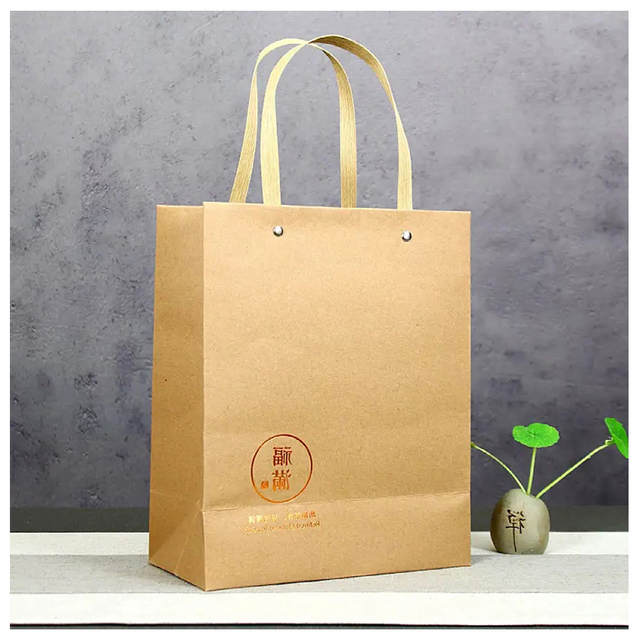 Bolsa de papel negra de lujo de tamaño grande y pequeño para compras, bolsa de papel para regalo, fábrica de China, barata