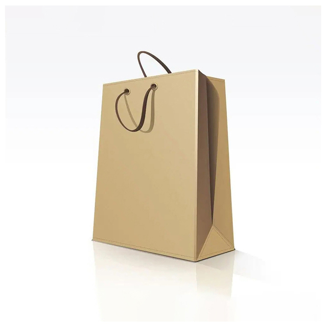Muestras GRATUITAS Bolsas de fiesta de regalo de papel pequeñas personalizadas, respetuosas con el medio ambiente, bolsas marrones de papel Kraft con asas a granel