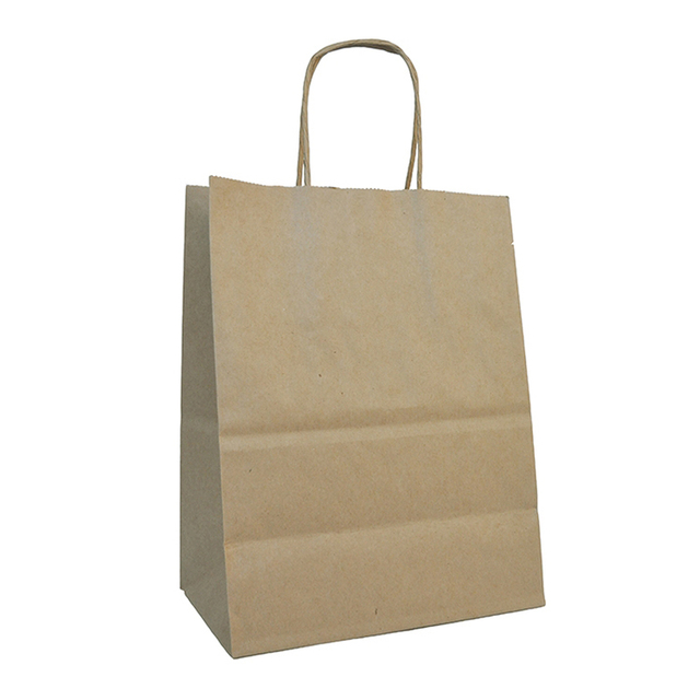 Regalo de compras al por mayor en bolsa de papel a granel con bolsas rojas para césped y hojas