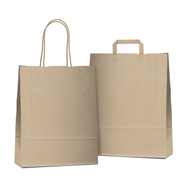 Bolsa de papel de regalo de compras de lujo negra impresa personalizada al por mayor con asa y bolsas de papel de lujo con su propio logotipo