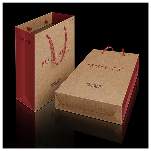 Bolsas de papel Kraft baratas de alta calidad de fábrica, impresión de bolsas con asas, promoción personalizada de China, impresión en Offset, se acepta