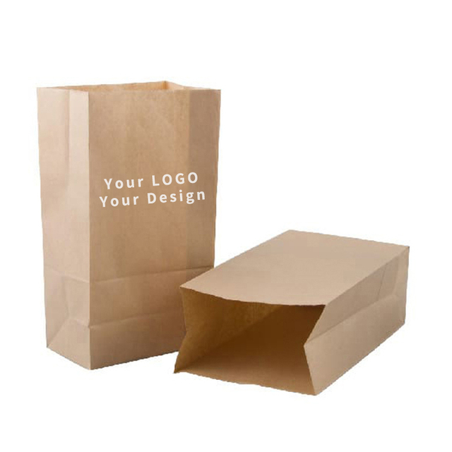 Diseño personalizado al por mayor comestibles manijas bolsas de Navidad bolsa de papel