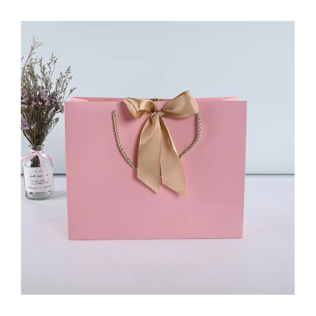 Bolsa de papel para llevar con cheque de restaurante con impresión de logotipo personalizado del comprador