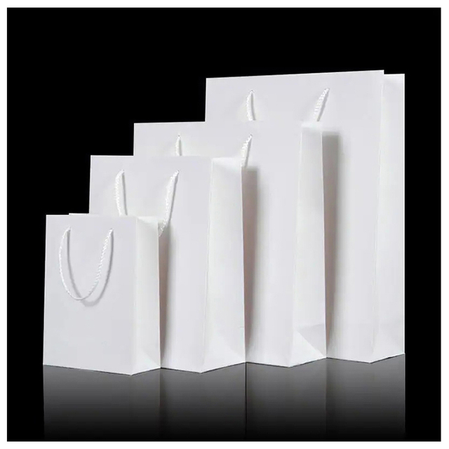 Bolsas de papel de mano para compras en tienda de ropa, bolsas para cajas de zapatos, calcetines, ropa interior, bolsas de mano, impresión personalizada