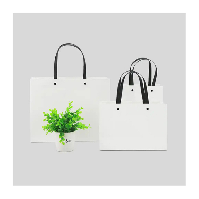 Envío bolsa de papel lavable para niños a cuadros de regalo de lujo