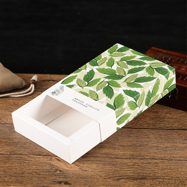 Caja de papel de regalo, barra de chocolate elegante, caramelo, galleta, botella de perfume, caja de papel de embalaje para gofres
