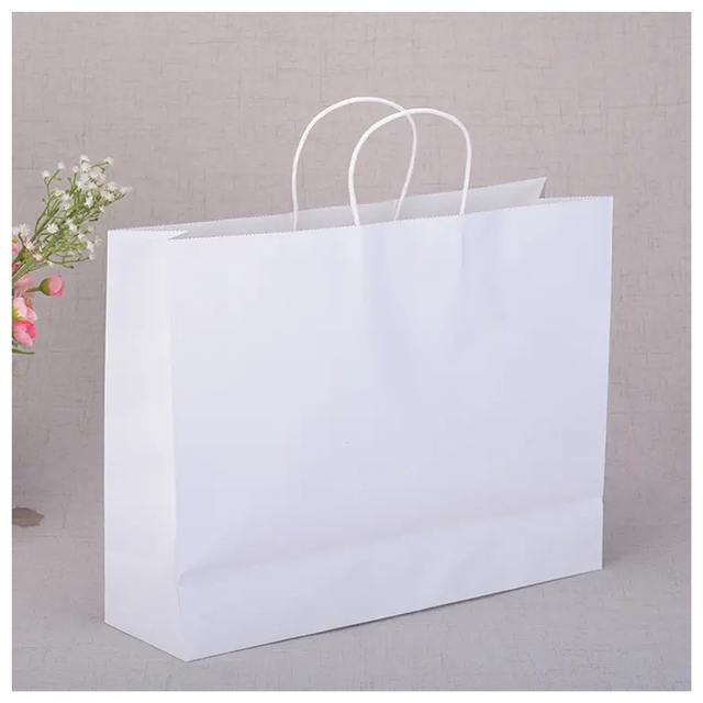 Bolsas de papel ecológicas reutilizables personalizadas al por mayor con asas de logotipo embalaje reciclable joyería de lujo ropa regalo de compras