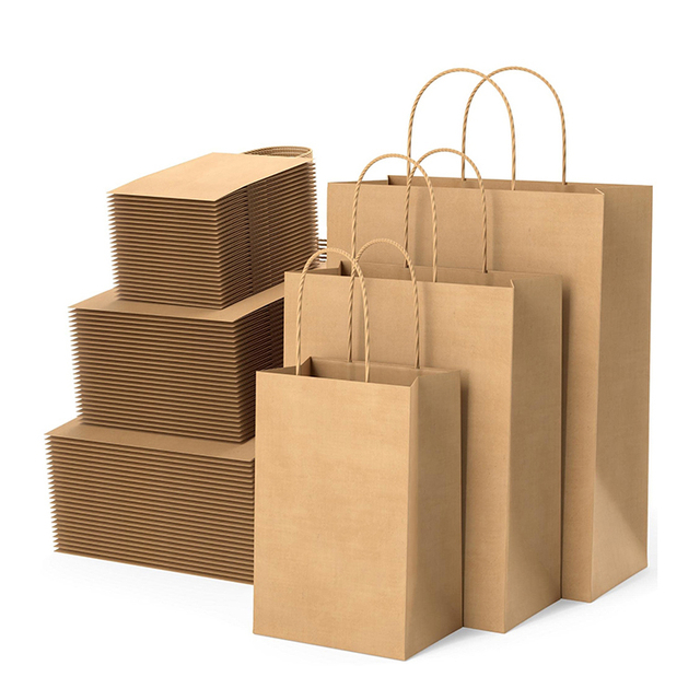 Compras al por mayor, comestibles personalizados, bolsas de regalo pequeñas, bolsa de papel para vino
